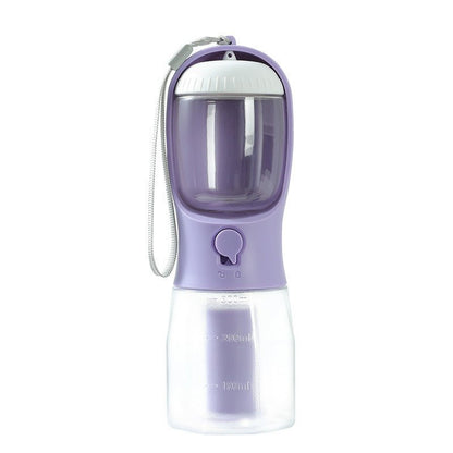 Dog Water Cup Drinking Food Garbage Bag Three - in - one Portable Small Multi - functional Pet Cups Pets Supplies - FashionTech