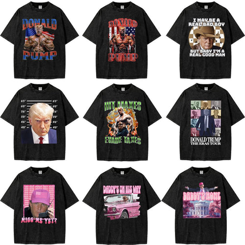 Donald Pump Gift Meme T Shirt Funny Election Gym Graphic T - s - Tech Tready