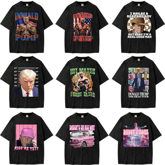 Donald Pump Gift Meme T Shirt Funny Election Gym Graphic T - s - Tech Tready