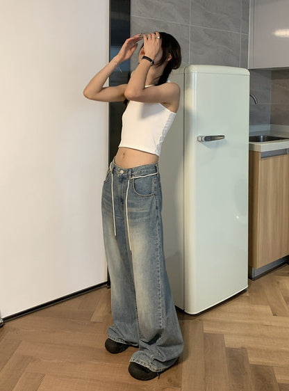 Drawstring Leisure Baggy Pants Children - FashionTech