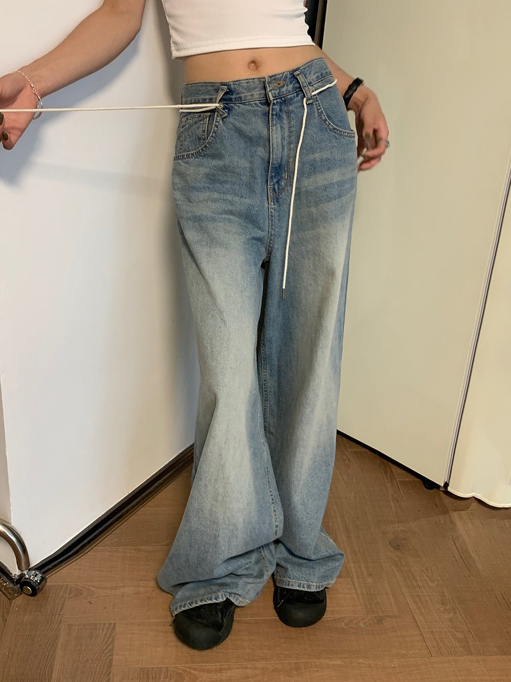 Drawstring Leisure Baggy Pants Children - FashionTech