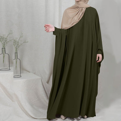 Eid Hooded Muslim Women Hijab Dress Prayer Garment Jilbab Abaya Long Khimar Full Cover Ramadan Gown Abayas Islamic Clothes Niqab - Tech Tready