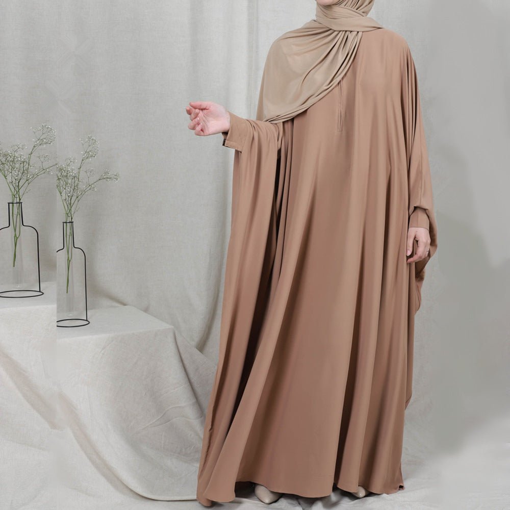 Eid Hooded Muslim Women Hijab Dress Prayer Garment Jilbab Abaya Long Khimar Full Cover Ramadan Gown Abayas Islamic Clothes Niqab - Tech Tready