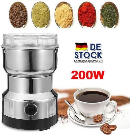 Electric Coffee Grinder Coffee Beans Spices Cereals Nut Bean Grinder - FashionTech