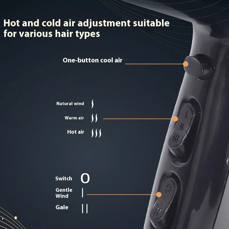 Electric Hair Dryer 5 - speed - Tech Tready