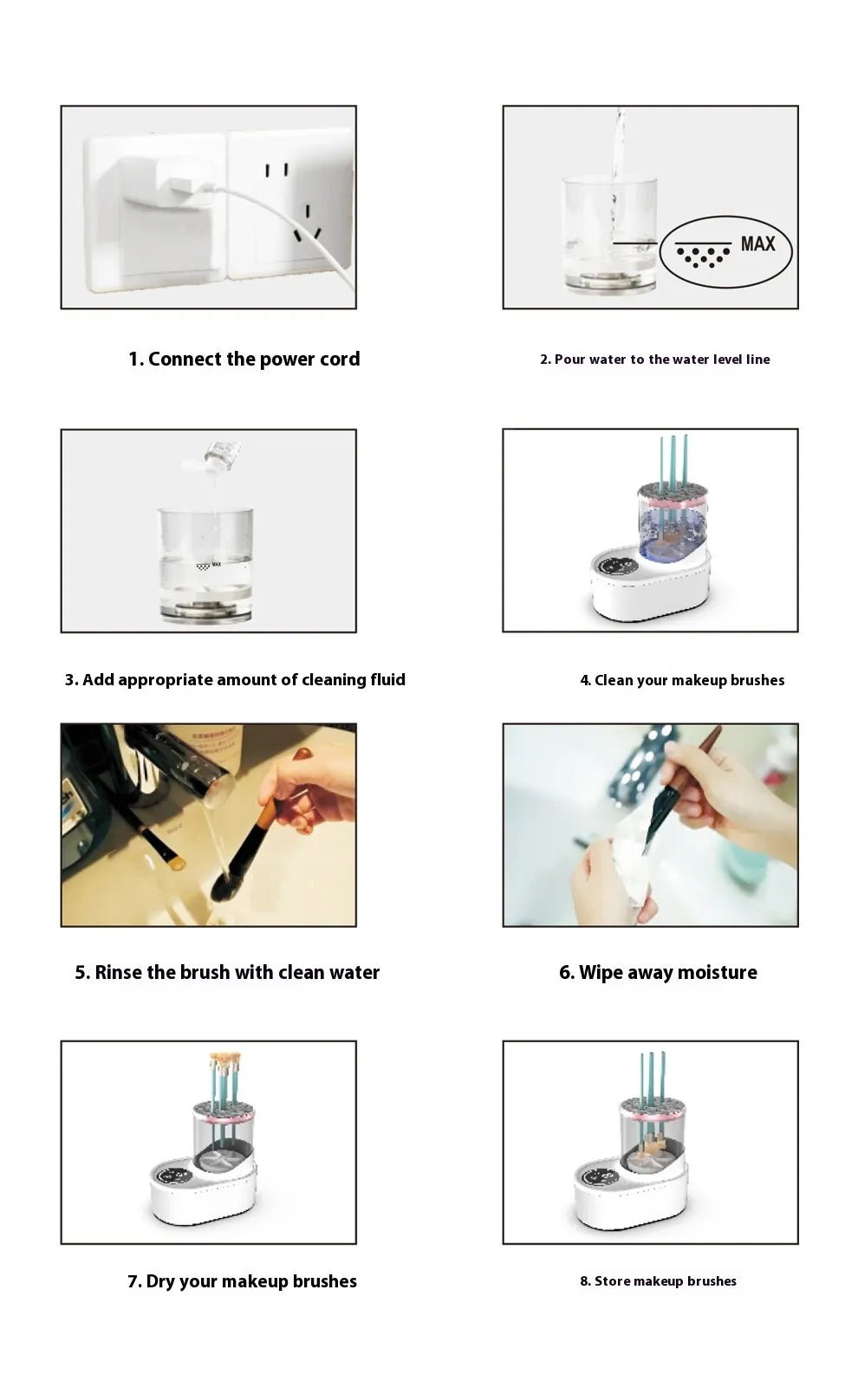 Electric Makeup Brush Cleaner & Dryer - Tech Tready