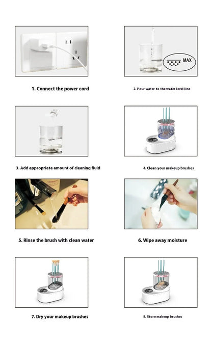 Electric Makeup Brush Cleaner & Dryer - Tech Tready