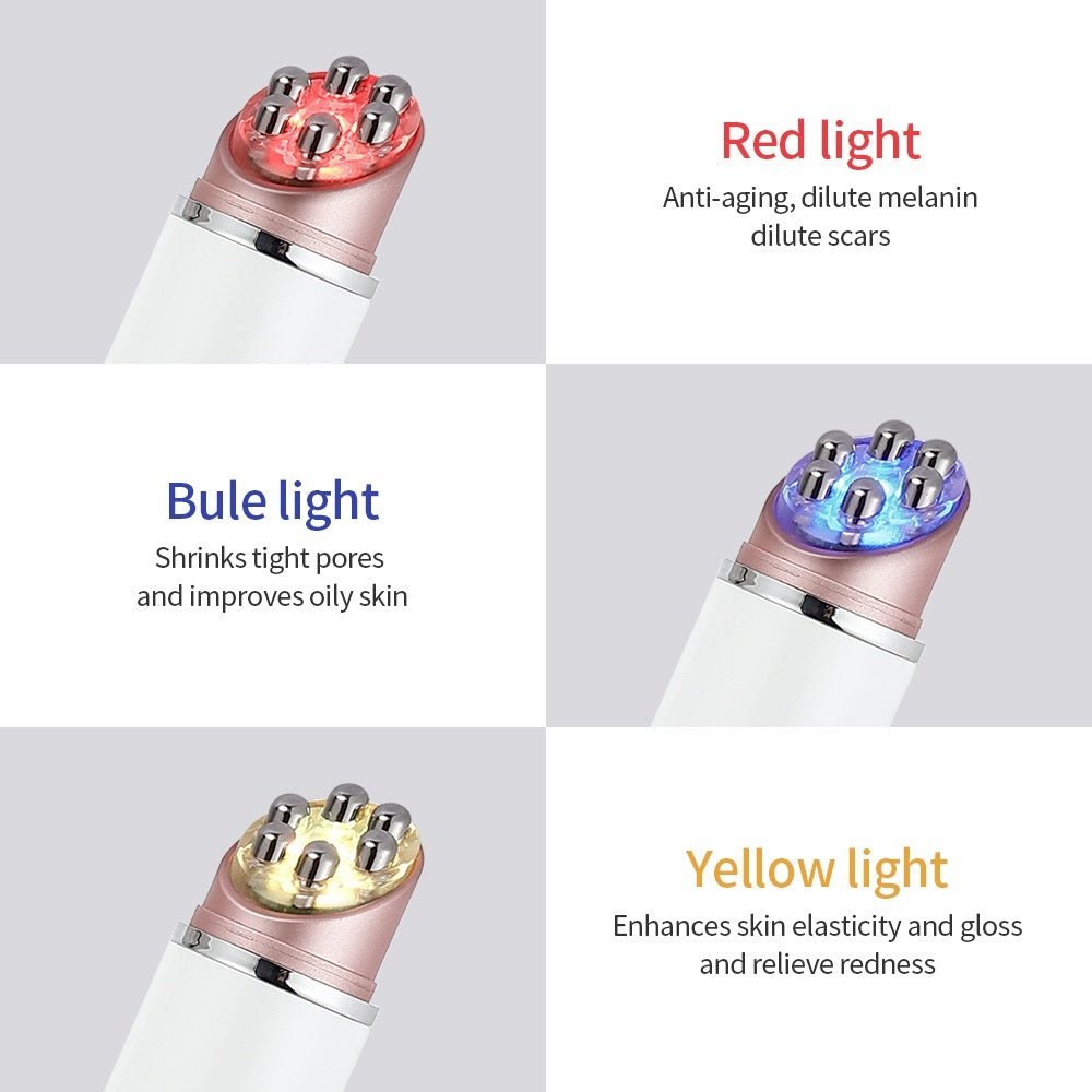 Eye Massager RF Radio Frequency Mesotherapy Beauty Pen | EMS LED Face Lifting & Skin Rejuvenation | Wrinkle Remover & Electroporation Therapy - Tech Tready