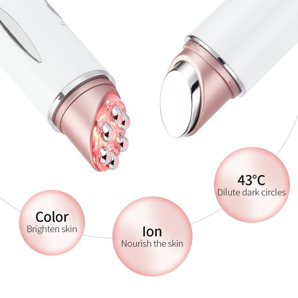 Eye Massager RF Radio Frequency Mesotherapy Beauty Pen | EMS LED Face Lifting & Skin Rejuvenation | Wrinkle Remover & Electroporation Therapy - Tech Tready