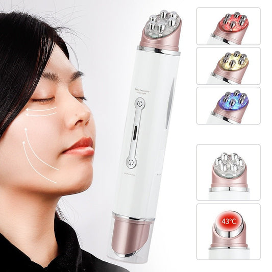 Eye Massager RF Radio Frequency Mesotherapy Beauty Pen | EMS LED Face Lifting & Skin Rejuvenation | Wrinkle Remover & Electroporation Therapy - Tech Tready