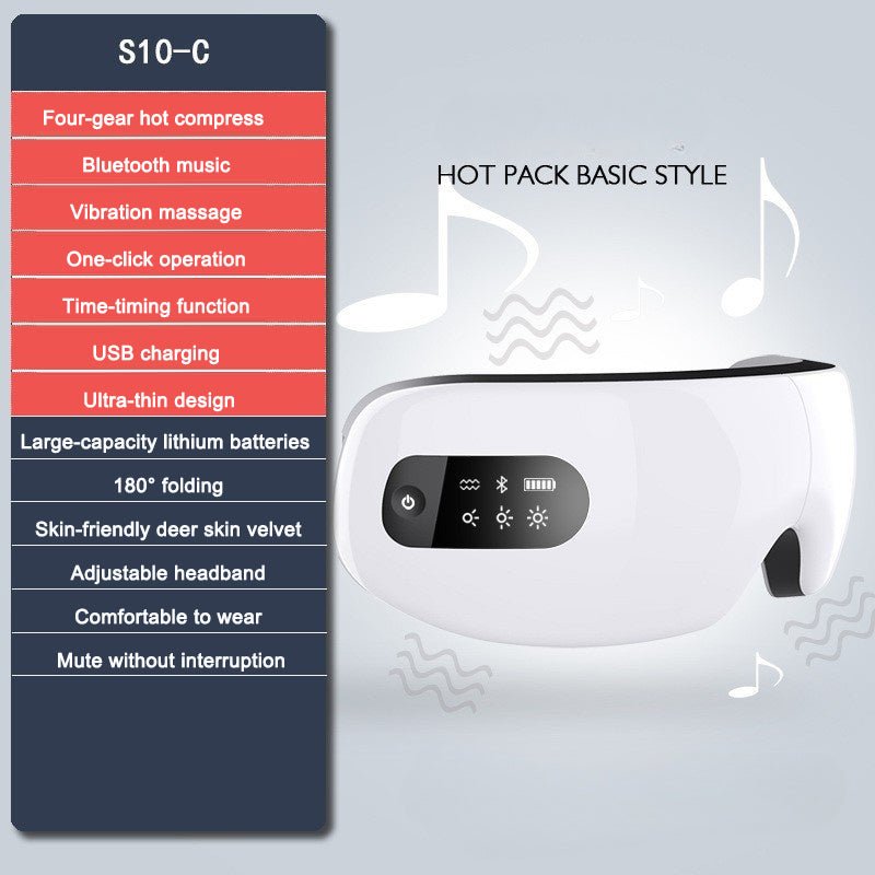 Eye massager steam atomization moisturizing eye hot compress eye mask - FashionTech
