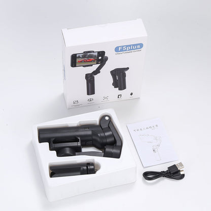 F5 plus stabilizer 3 - axis mobile phone stabilizer shooting device shake resistant handheld pan tilt - FashionTech