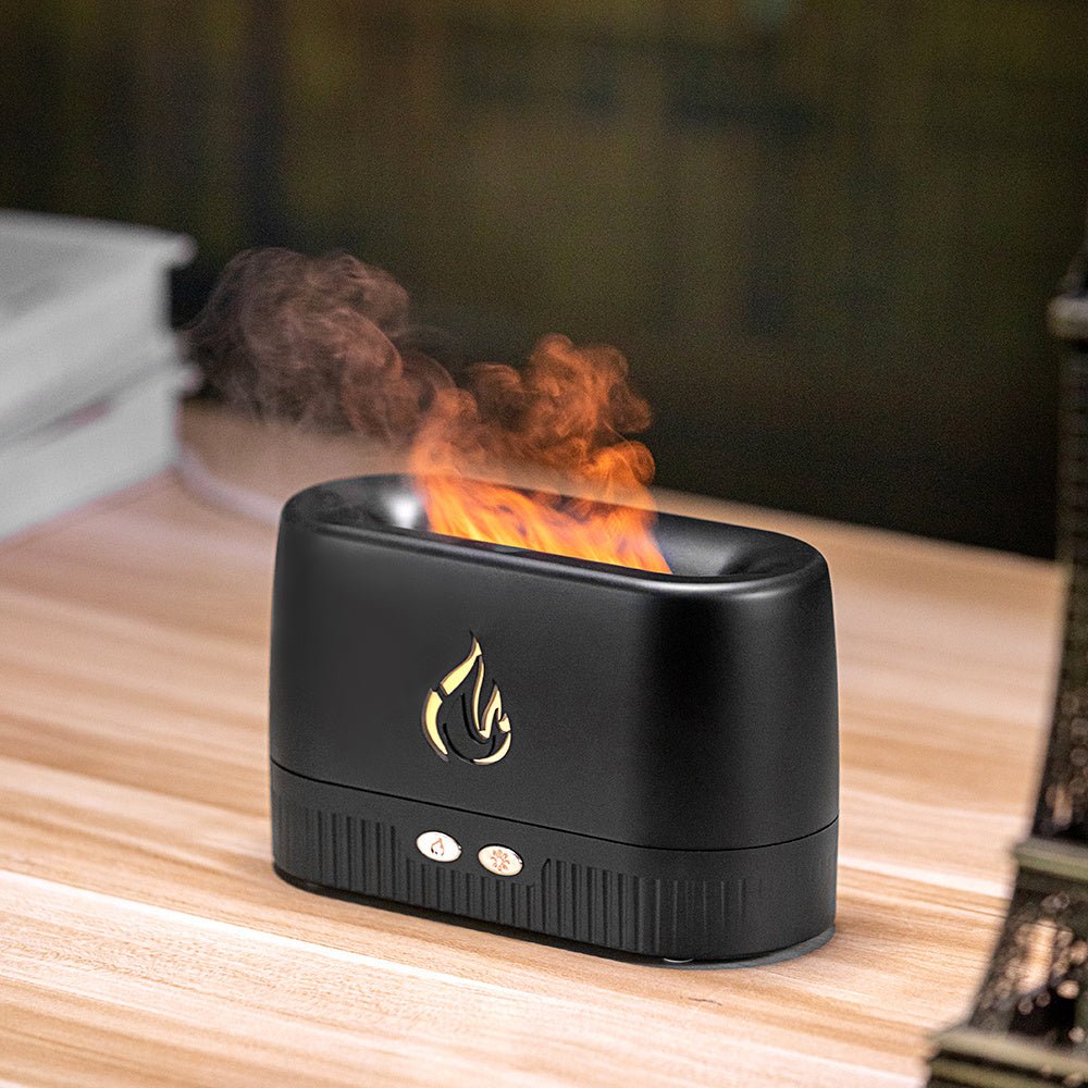 Factory Price Flame Humidifier Aroma Diffusers Machine Home Bedroom Silent Essential Oil Flame Aroma Diffuser - Tech Tready