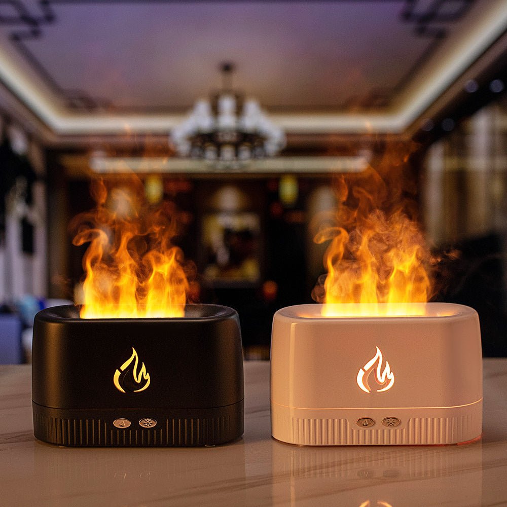 Factory Price Flame Humidifier Aroma Diffusers Machine Home Bedroom Silent Essential Oil Flame Aroma Diffuser - Tech Tready