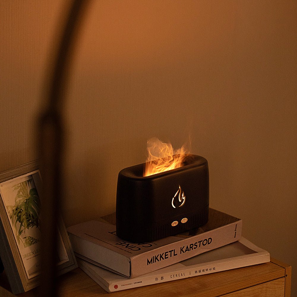 Factory Price Flame Humidifier Aroma Diffusers Machine Home Bedroom Silent Essential Oil Flame Aroma Diffuser - Tech Tready