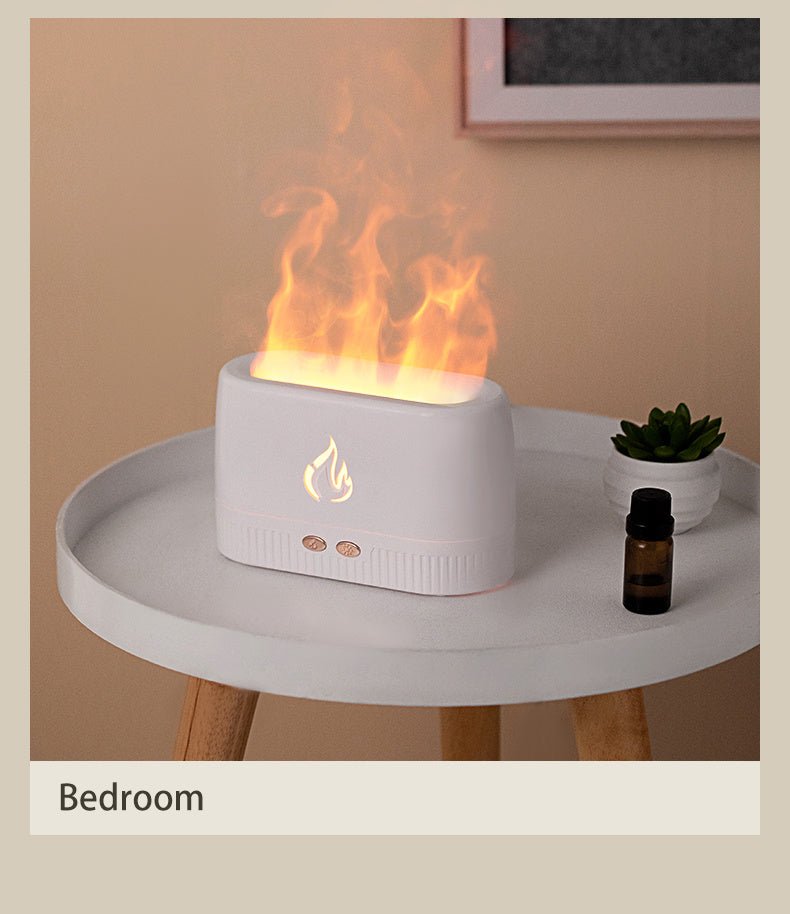 Factory Price Flame Humidifier Aroma Diffusers Machine Home Bedroom Silent Essential Oil Flame Aroma Diffuser - Tech Tready