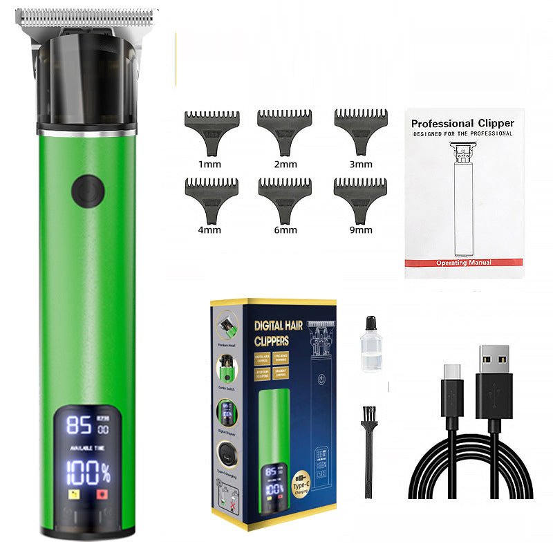 Hair clipper hair clipper electric hair clipper oil cutting head carving bald head, - Tech Tready