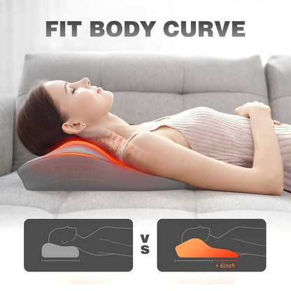 Home Use Multi - Function Massage Pillow for Neck, Shoulder, Waist, and Back with Electric Massager for Shoulder and Cervical Care - Tech Tready