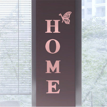 HOMEButterfly acrylic mirror wall stickers home background wall stickers porch DIY mirror letters - Tech Tready
