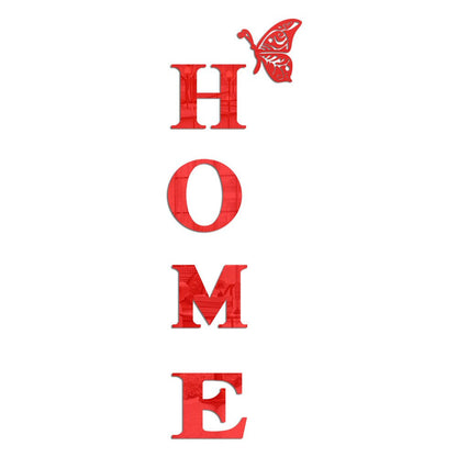 HOMEButterfly acrylic mirror wall stickers home background wall stickers porch DIY mirror letters - Tech Tready