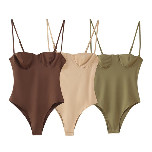 Hot girl sexy slim fitting lingerie accessories jumpsuit for women - FashionTech