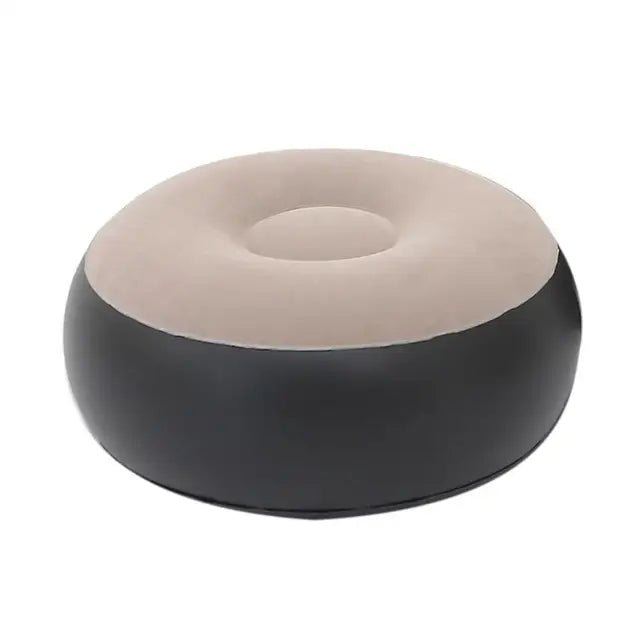 Inflatable Air Mattress Lazy Sofa Deck Chair Comfortable Leg Stool Rest Single Beanbag for home and Outdoor Use - FashionTech