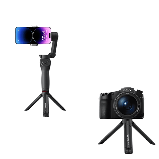 Introduction to Mobile Photography uurig TP - 05 Mini Extended Tripod with Phone Clip Tripod - FashionTech