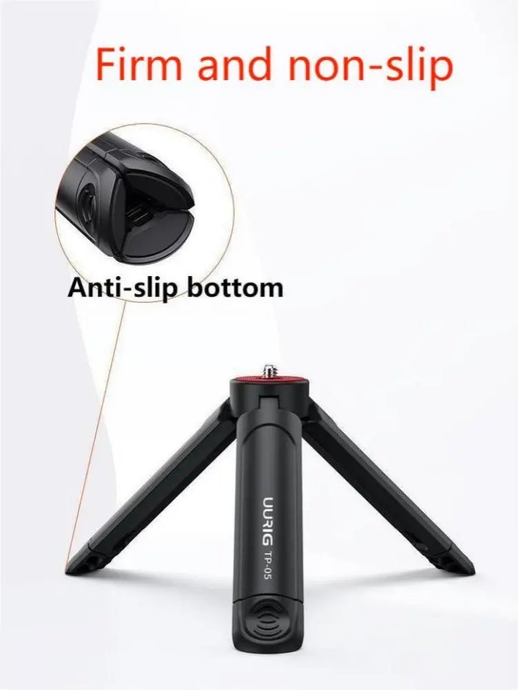 Introduction to Mobile Photography uurig TP - 05 Mini Extended Tripod with Phone Clip Tripod - FashionTech