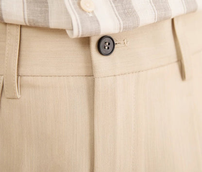Italian Gentry High Waist Straight Pants - FashionTech