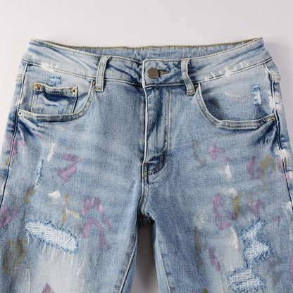 Jeans Slim Fit Skinny Pants - FashionTech