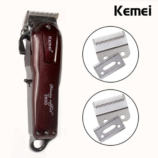 Kemel Electric Washable Hair Clipper Rechargeable Professional Hair Trimmer Shaver Razor Cordless Adjustable Clipper - FashionTech