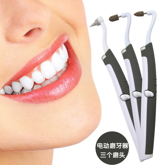 litpackLED sonic vibration electric teeth grinder polishing tooth cleaner removes dental plaque - Tech Tready