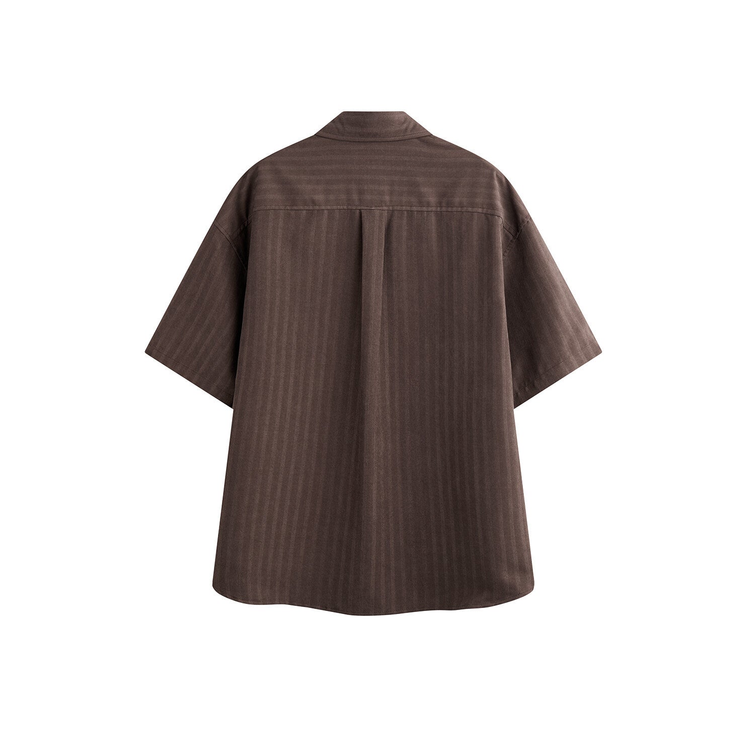Loose casual striped short sleeved shirt for men - FashionTech