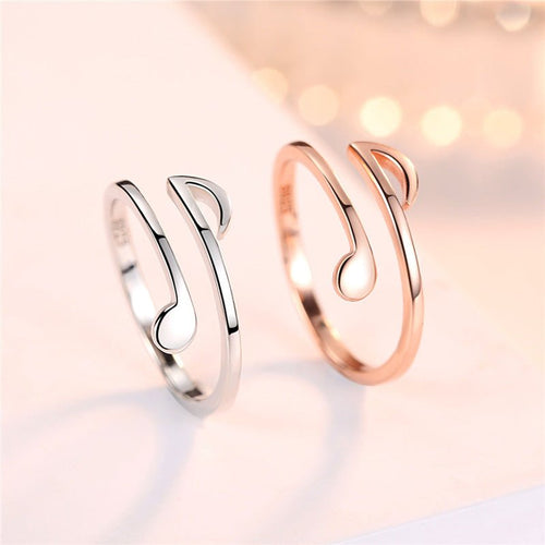 Luxury Jewelry Adjustable Music Rings - FashionTech
