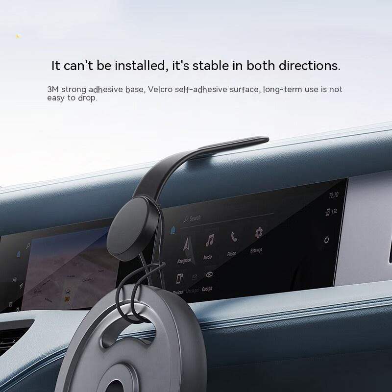 Magnetic Bendable Car Mobile Phone Holder Wireless Charger Phone Holder 15W Car Dash Mount Compatible With Phone - Tech Tready