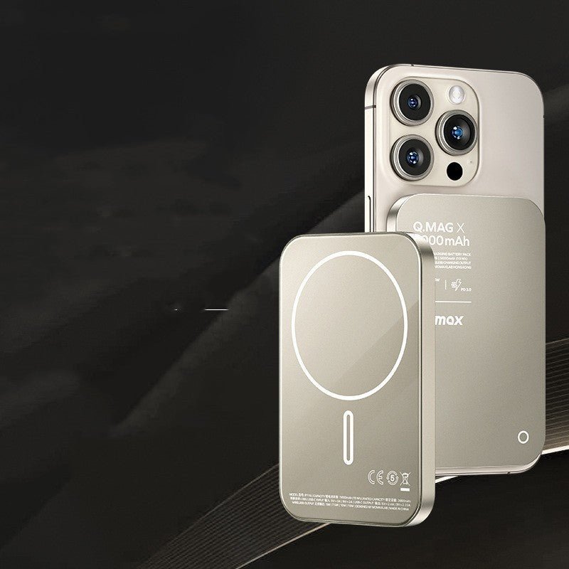 Magnetic Wireless Alloy Power Bank - Tech Tready