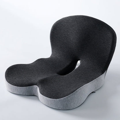 Memory cotton integrated cushion, backrest integrated cushion, student cushion, office chair cushion, car waist protection cushion, fart pad - FashionTech