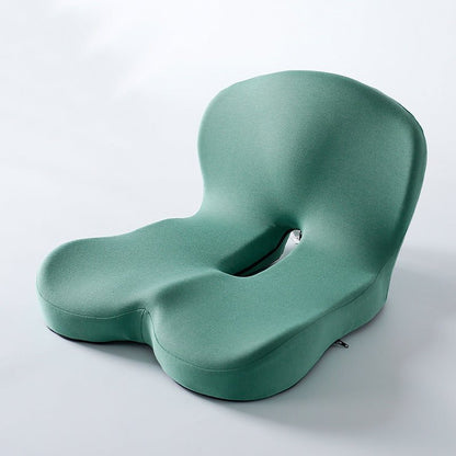 Memory cotton integrated cushion, backrest integrated cushion, student cushion, office chair cushion, car waist protection cushion, fart pad - FashionTech