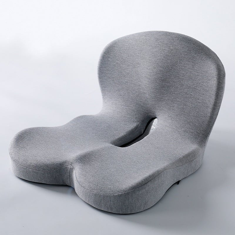 Memory cotton integrated cushion, backrest integrated cushion, student cushion, office chair cushion, car waist protection cushion, fart pad - FashionTech