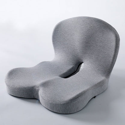 Memory cotton integrated cushion, backrest integrated cushion, student cushion, office chair cushion, car waist protection cushion, fart pad - FashionTech