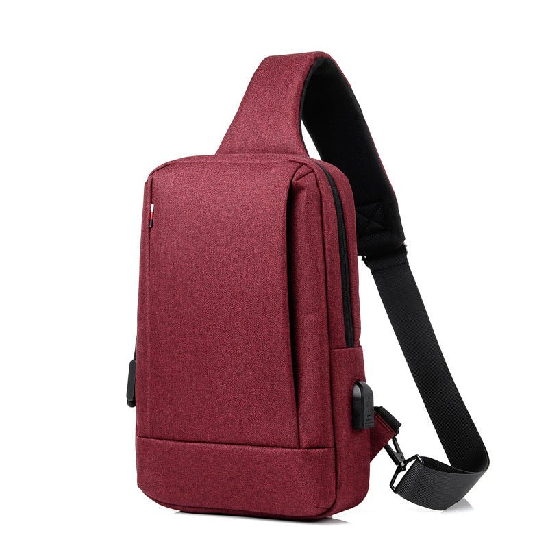 Men Chest Bag Shoulder Bags Crossbody Sling Backpack - FashionTech