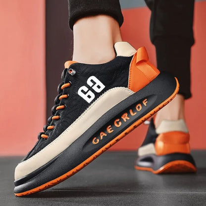 Men Sneakers Spring Breathable Comfort Casual Shoes Male Flat Shoe Fashion Luxury Brand No - slip Running Shoes Tennis Sports Shoe - Tech Tready
