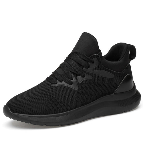 Men's shoes breathable men's casual shoes invisible height increasing shoes mesh sports shoes - FashionTech