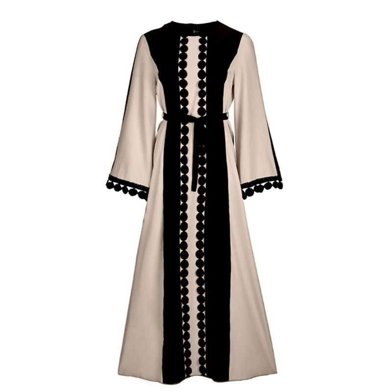 Middle Eastern lace patchwork abaya - Tech Tready