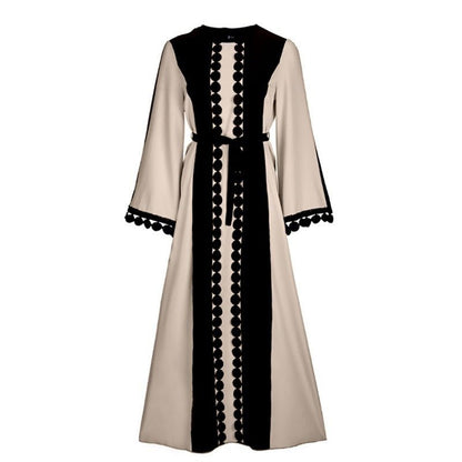 Middle Eastern lace patchwork abaya - Tech Tready