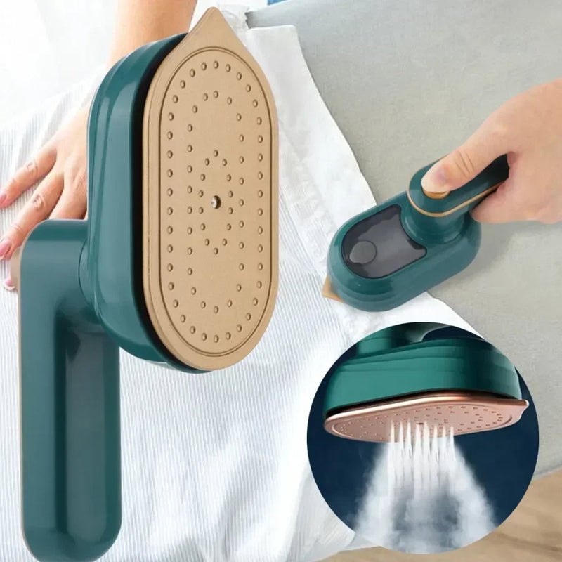 Mini Rotary Steam Iron Dry And Wet Dual Heat Steam Machine Portable Garment Steamer Home Travel Garment Steamer - Tech Tready