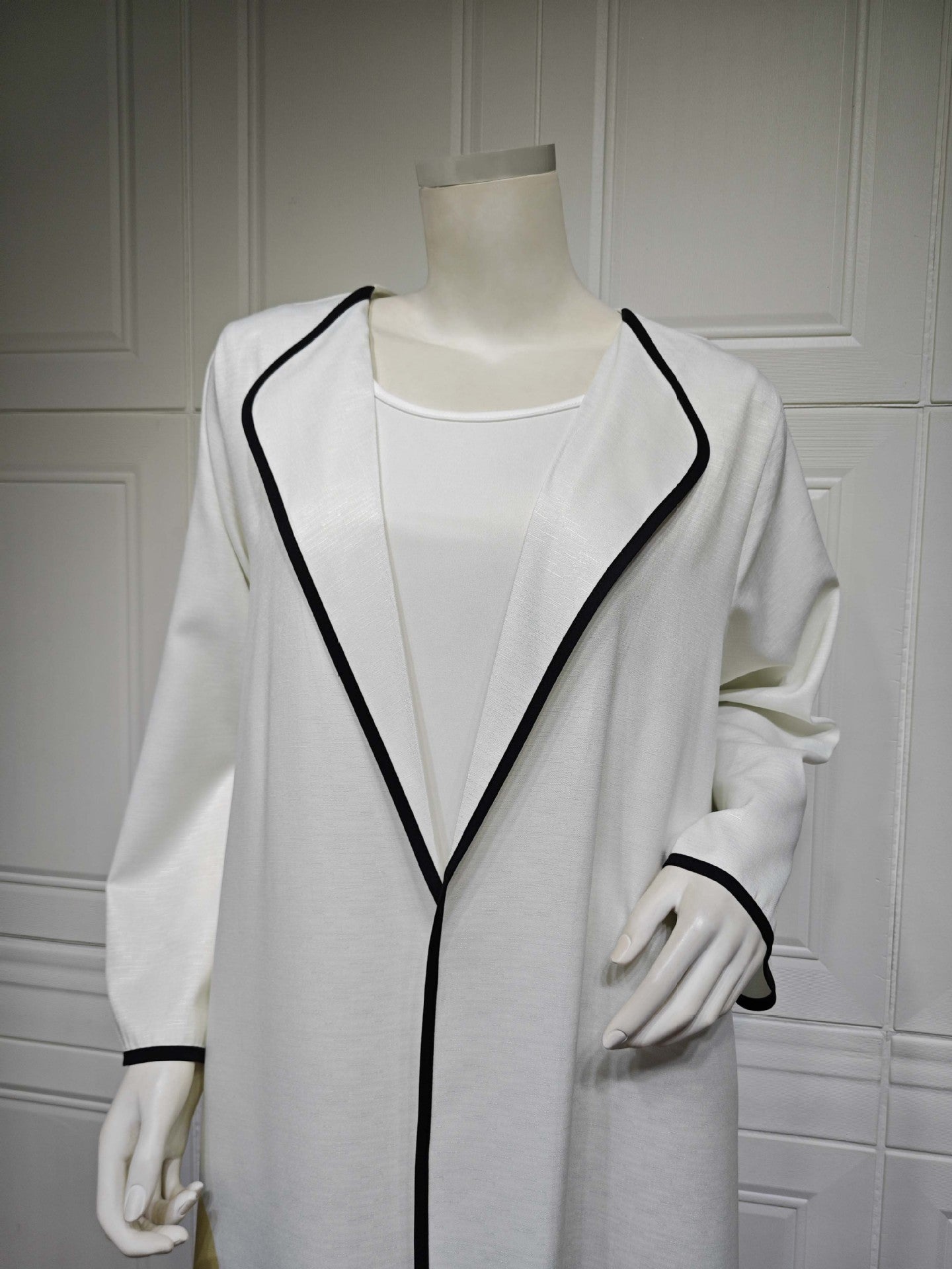 MQ111 Muslim Fashion Robe Abaya Cardigan Coat - Tech Tready