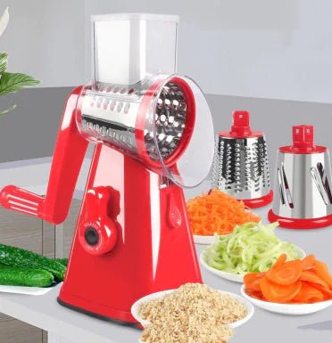 Multi - functional Hand Drum Vegetable Cutter Slicer - Tech Tready