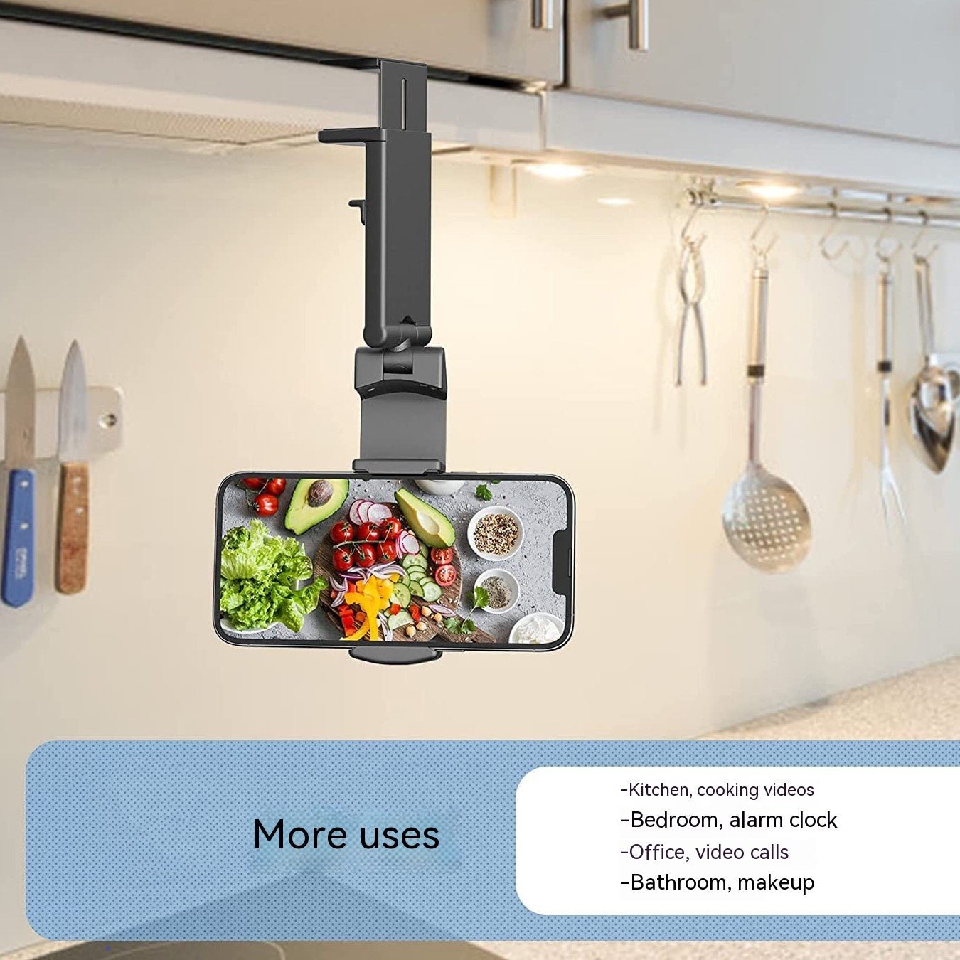 Multifunctional Lazy Phone Holder Business Trip Travel Office Binge - watching Tool Foldable Rotating - Tech Tready