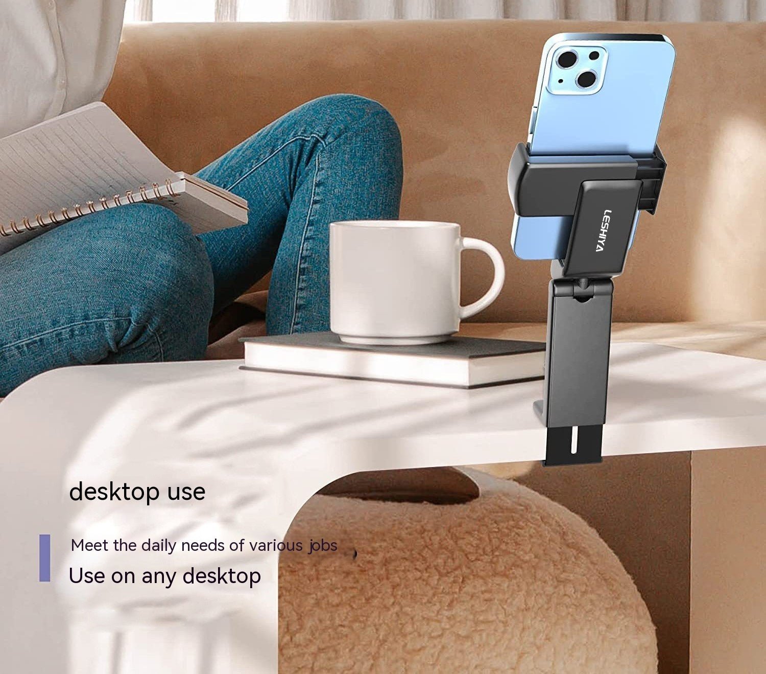 Multifunctional Lazy Phone Holder Business Trip Travel Office Binge - watching Tool Foldable Rotating - Tech Tready